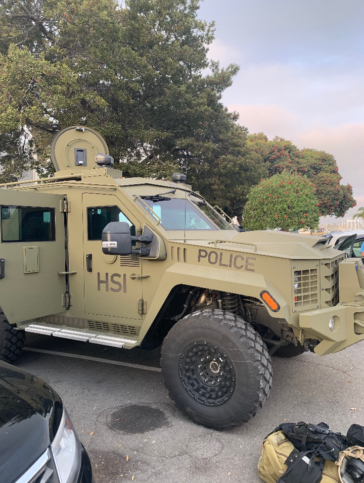 Homeland Security Investigations Armored Truck